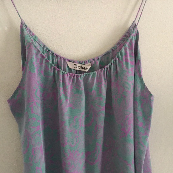 Tucker by Gaby Basora 100% Printed Silk Cami - Picture 3 of 4